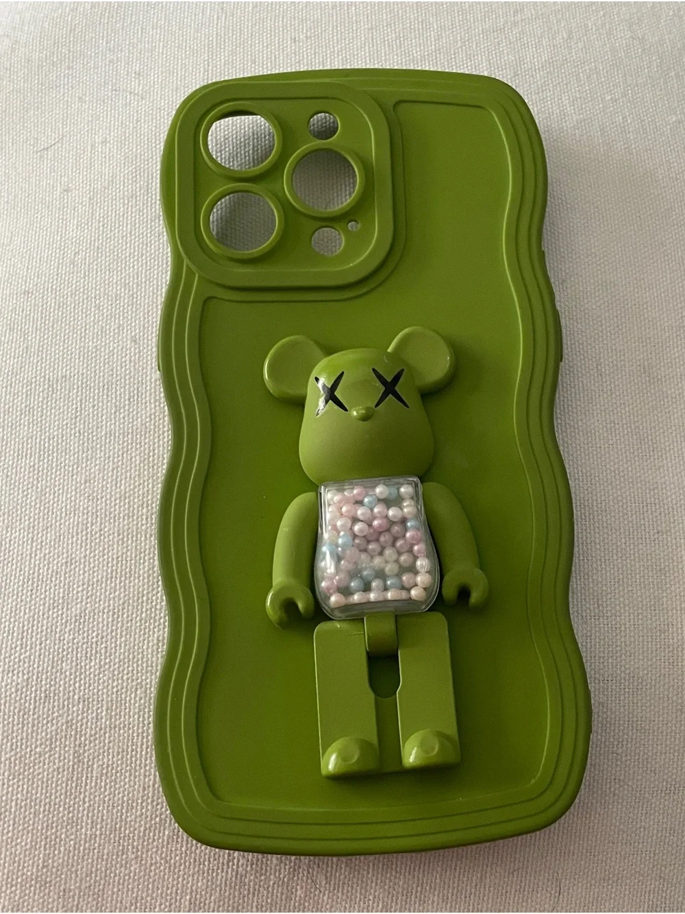 Green Bear Grip Phone Case for Cell Phones